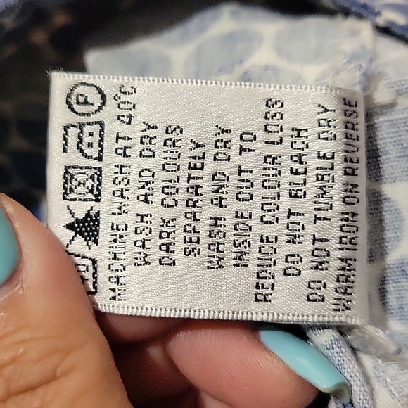 Boden Women's UK 12 (US 10) Blue White Polk A Dot Cotton Sailor Shorts - Picture 8 of 10